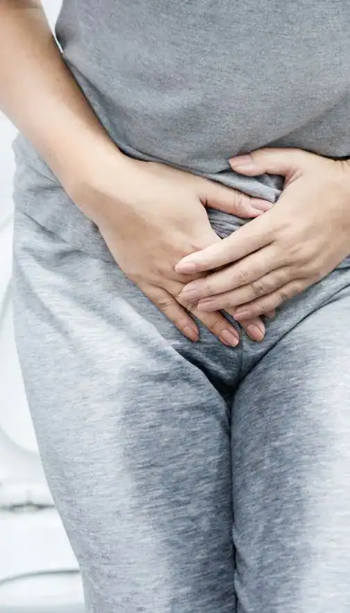 Image of woman had accident and needing stress incontinence treatment Sunderland